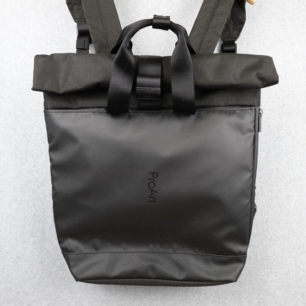 Asus ProArt Backpack Laptop Bag Black Roll-top Everyday Nylon